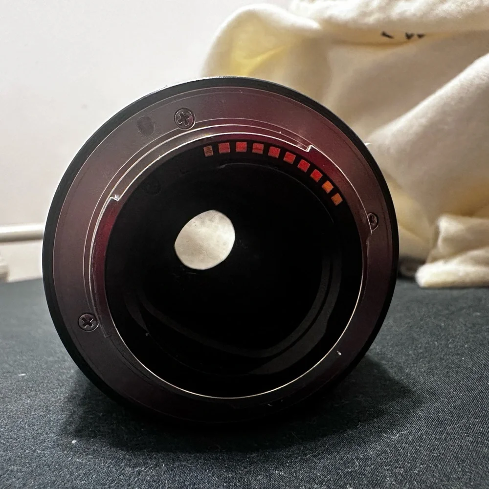 Sony Black Interchangeable Camera Lens with Focus Ring